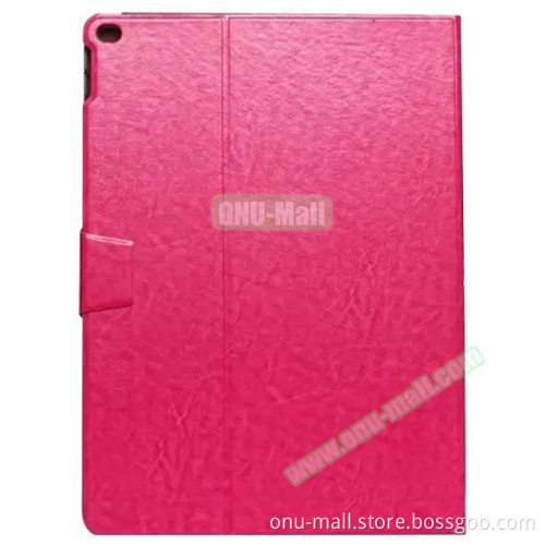Hot Selling Magnetic Buckle Leather Case for iPad Pro with Card Slots